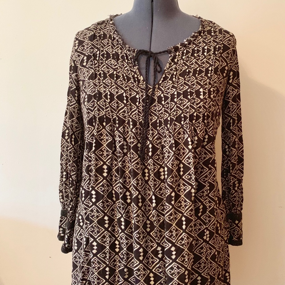 Free People Tunic/Micro Dress Black/Diamond